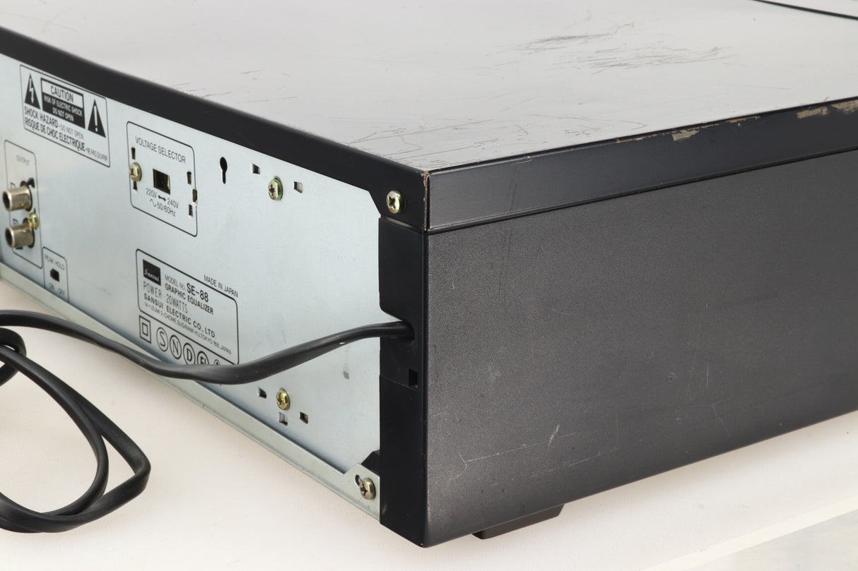 Sansui SE88 Graphic Equalizer - Black