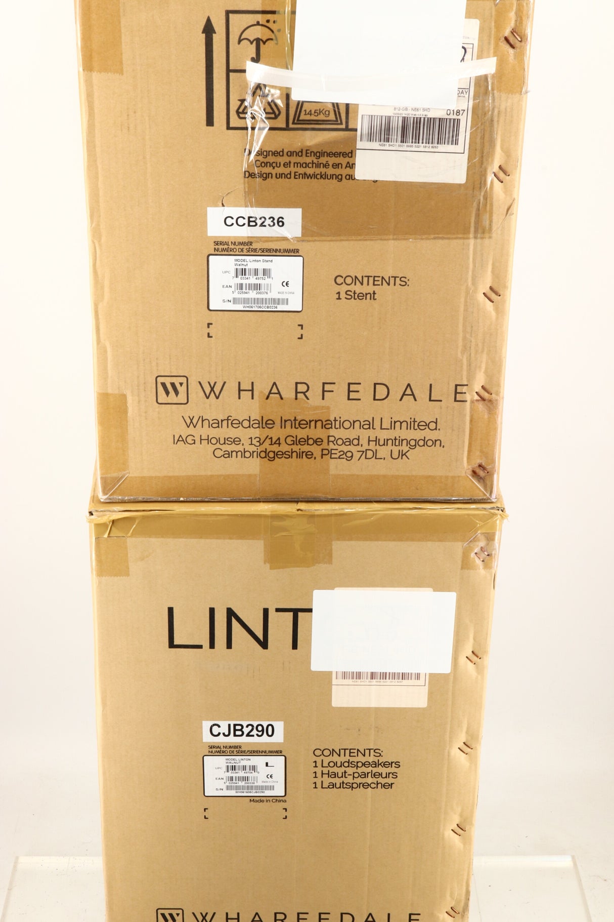 Wharfedale Linton 85th Anniversary Loudspeakers & Stands - Walnut