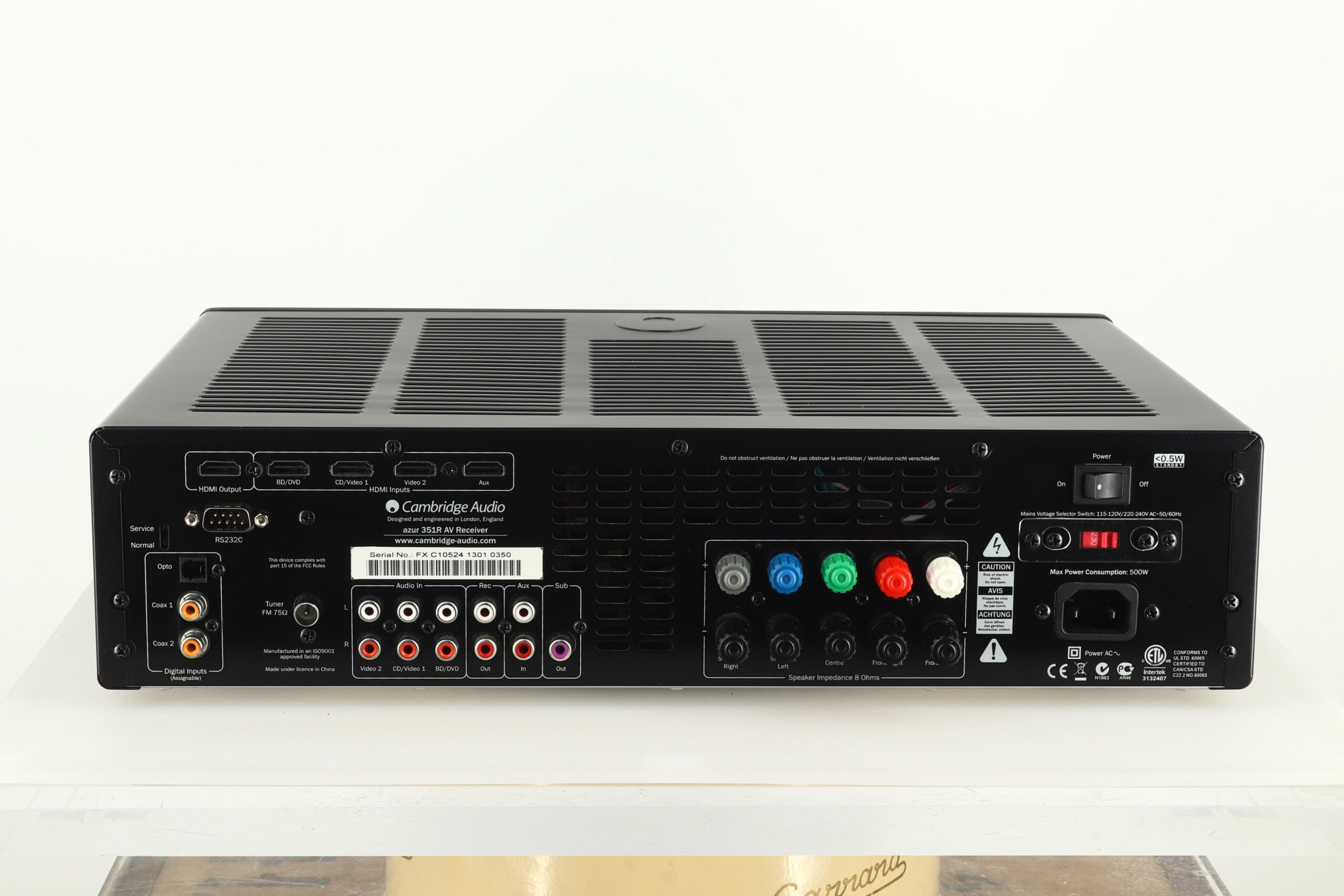 Cambridge Audio Azur 351R Receiver - Black – 2ndhandhifi.co.uk