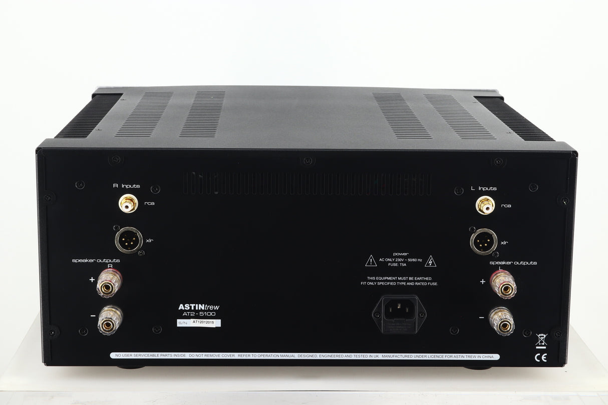 ASTINtrew AT2-1100 Pre-Amplifier & AT2-5100 Power Amplifier - Silver