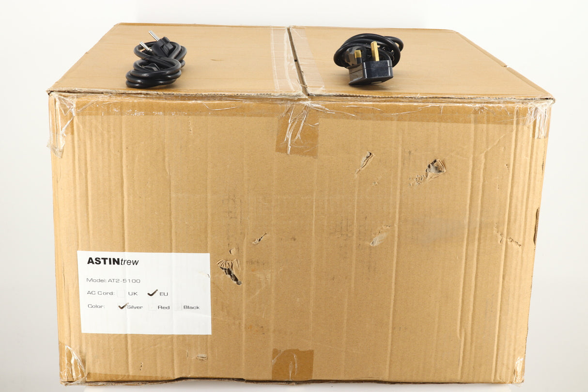 ASTINtrew AT2-1100 Pre-Amplifier & AT2-5100 Power Amplifier - Silver