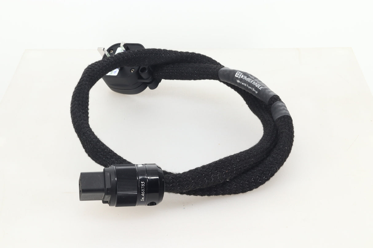 Russ Andrews EVO 500 Powerkord 1.0m / 16A Rhodium UK Plug / C19 Rhodium Wattgate Connector