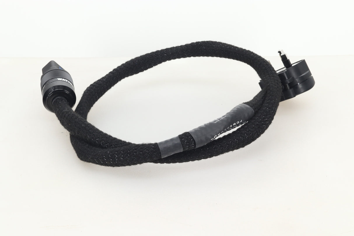 Russ Andrews EVO 500 Powerkord 1.0m / 16A Rhodium UK Plug / C19 Rhodium Wattgate Connector