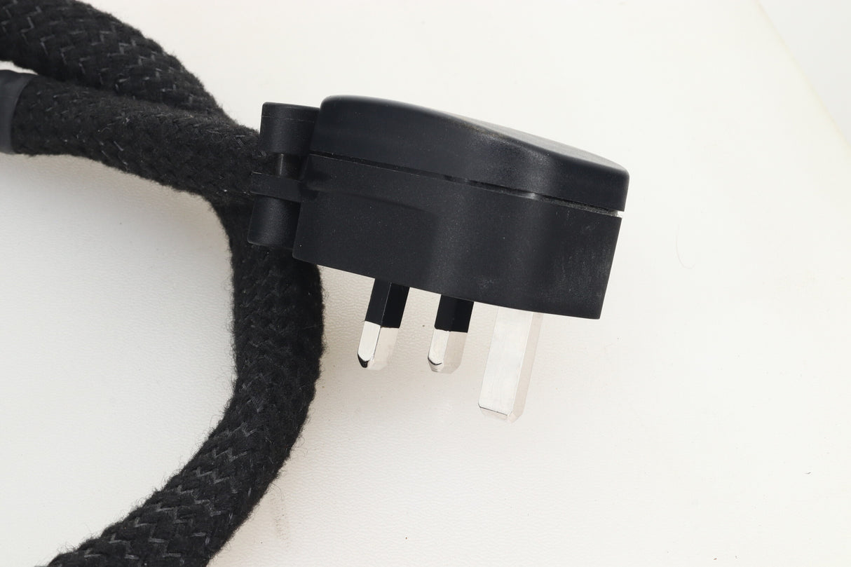Russ Andrews EVO 500 Powerkord 1.0m / 16A Rhodium UK Plug / C19 Rhodium Wattgate Connector
