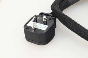 Russ Andrews EVO 500 Powerkord 1.0m / 10A Rhodium UK Plug / C15 Rhodium Wattgate Connector