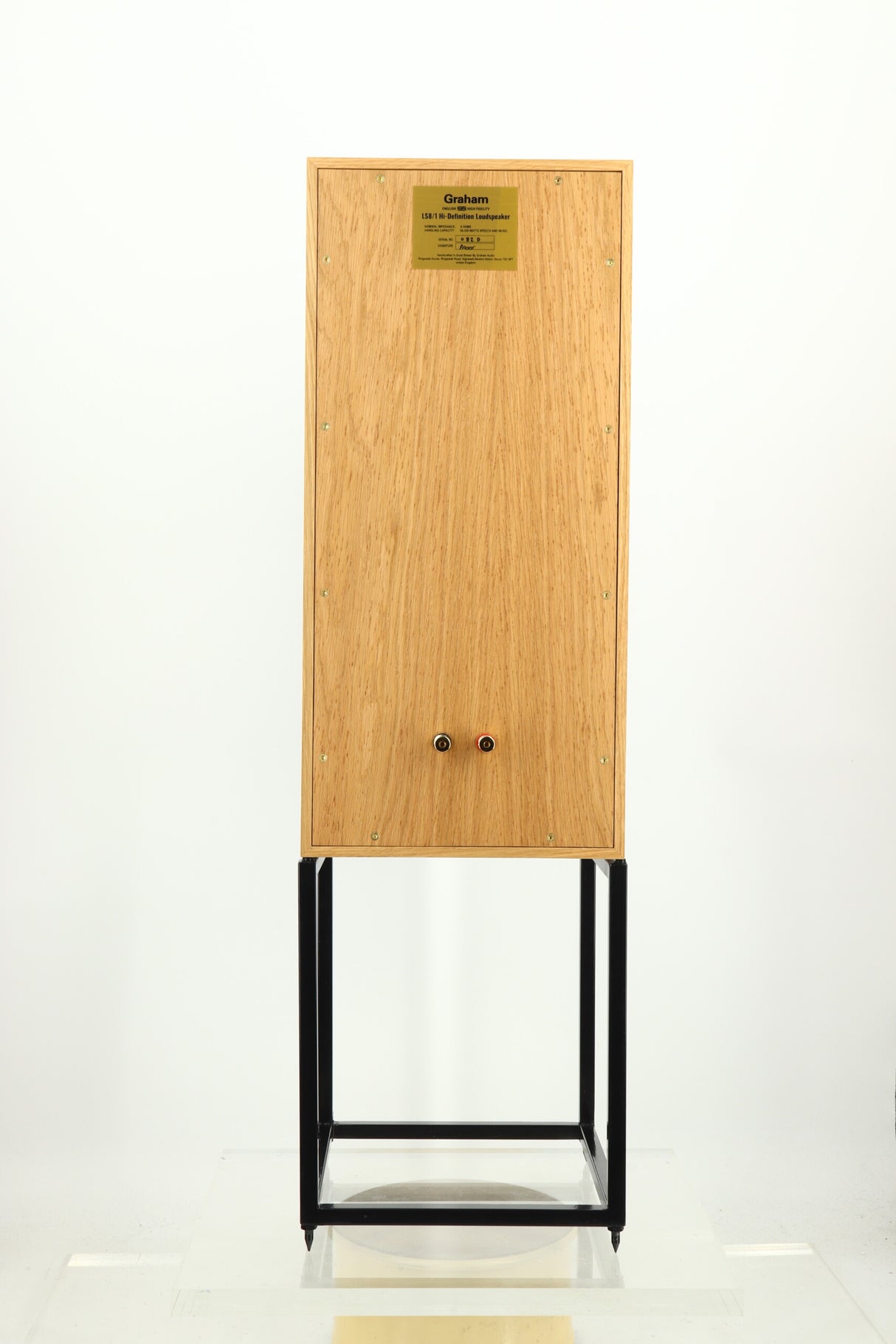 Graham Audio LS8/1 Standmount Speakers Inc. Stands - Oak