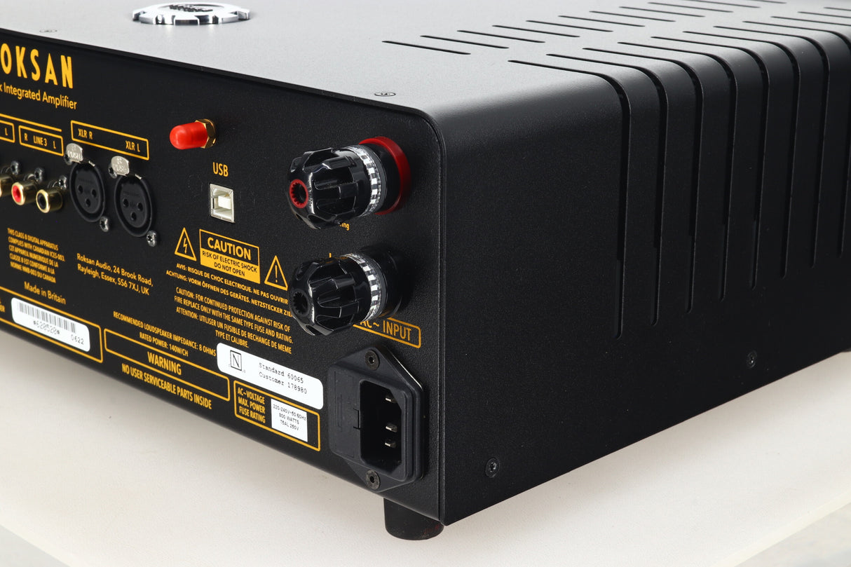 Roksan Blak (Non-Bluetooth) Integrated Amplifier - Charcoal