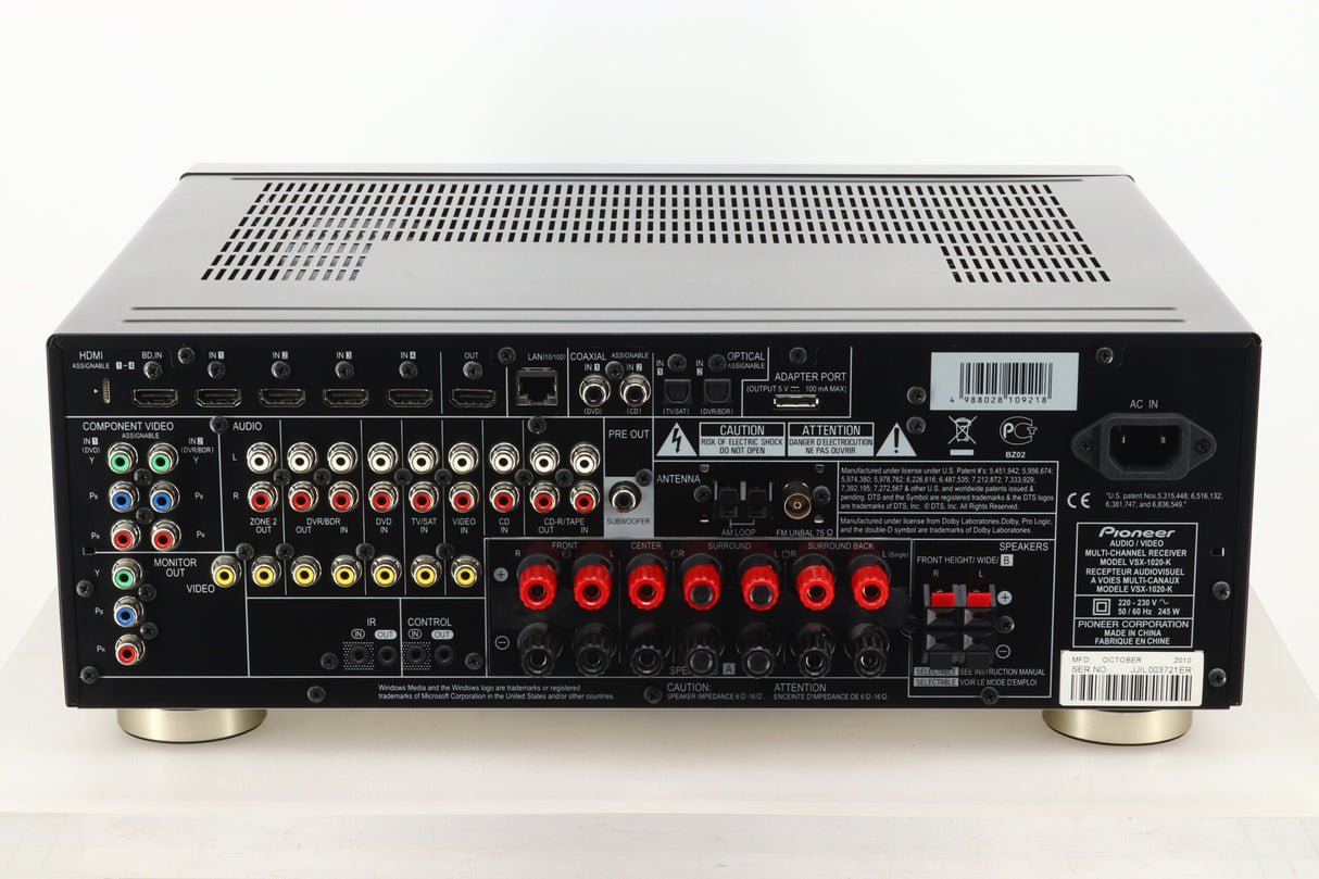 Pioneer VSX-1020 AV Receiver - Black