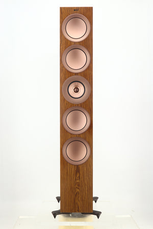 KEF R11 Floorstanding Speakers - Walnut (Ex-Demo)