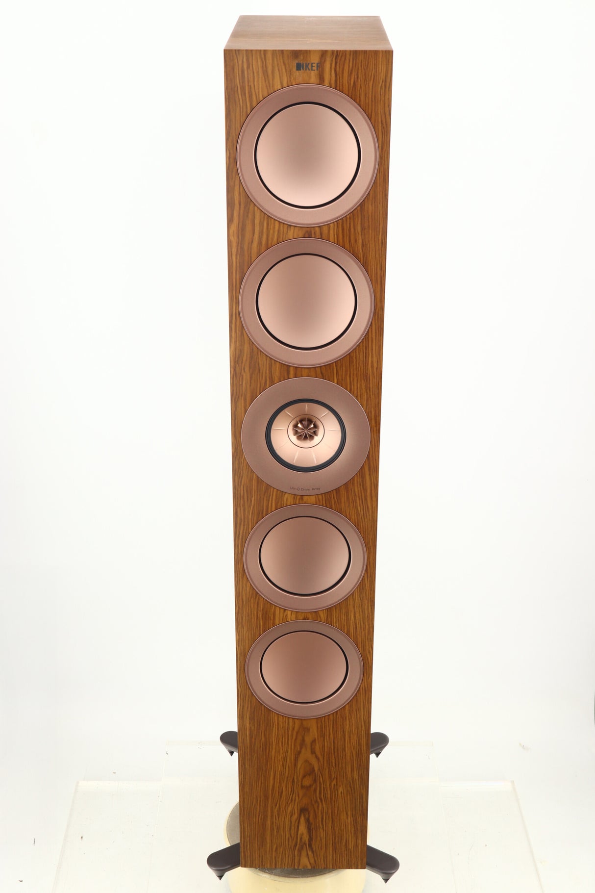 KEF R11 Floorstanding Speakers - Walnut (Ex-Demo)