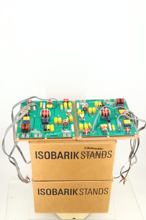 Linn Isobarik Aktiv Loudspeakers & Stands - Afromosia