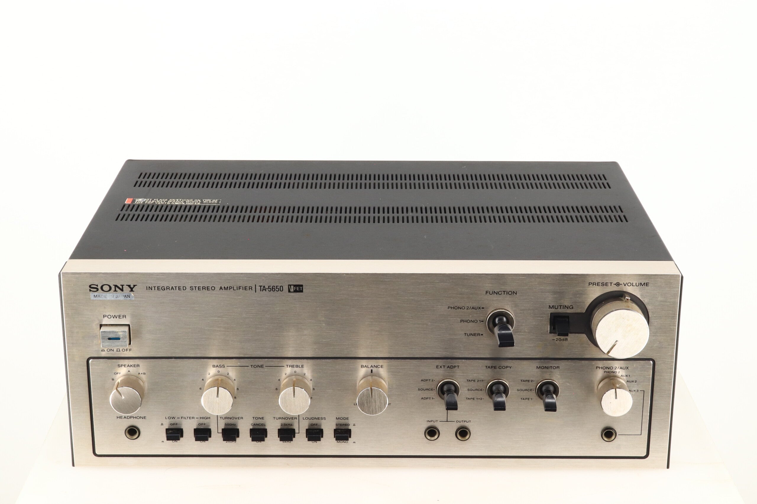 Sony TA-5650 Integrated Amplifier – 2ndhandhifi.co.uk