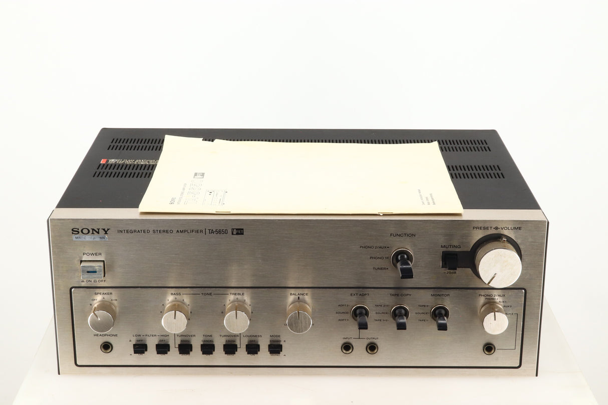 Sony TA-5650 Integrated Amplifier