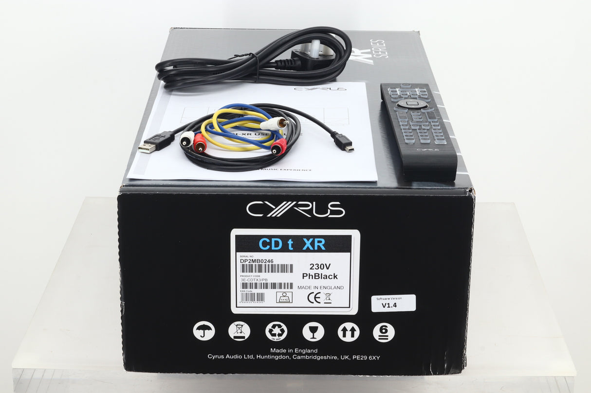 Cyrus CDt XR CD Transport - Phantom Black