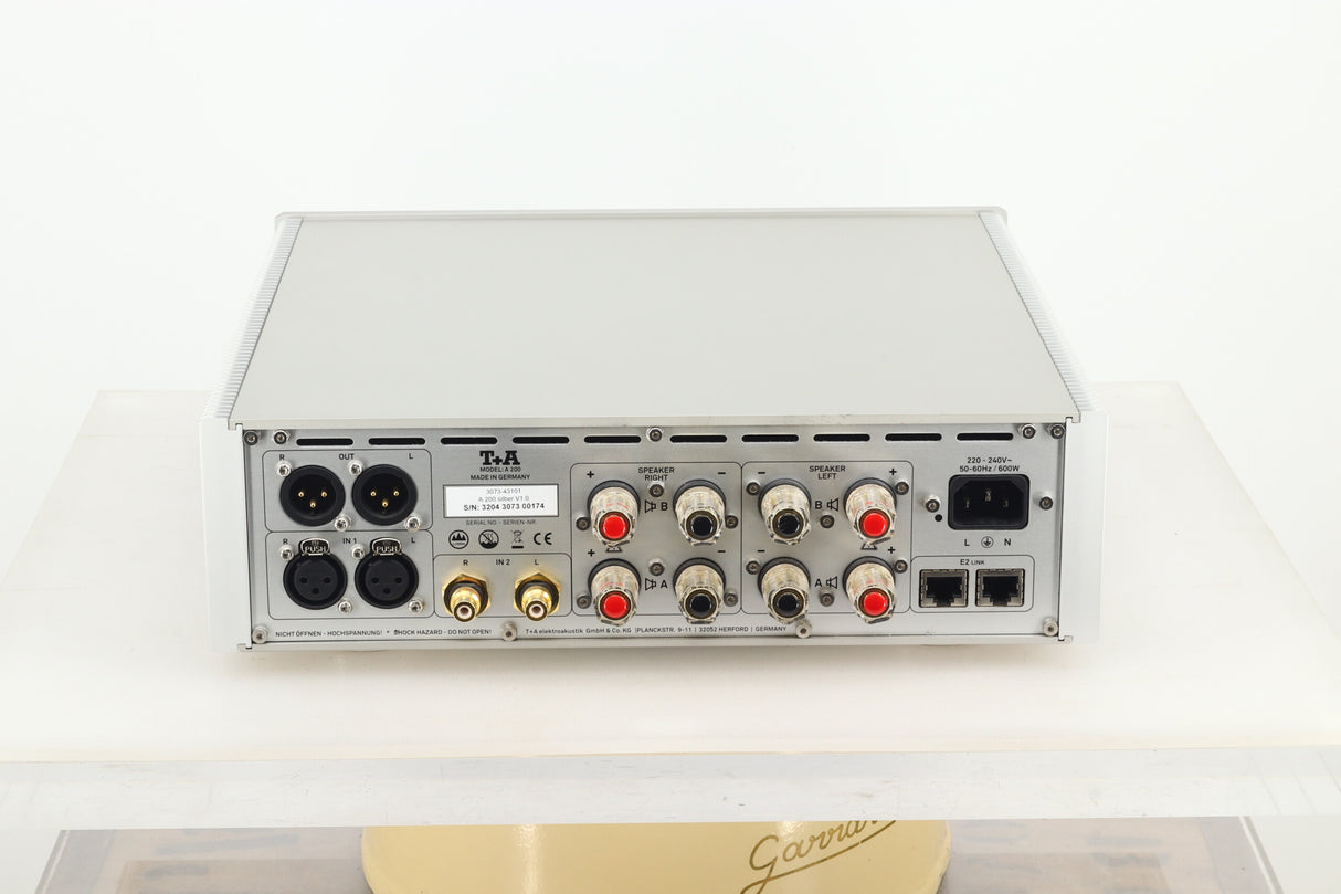 T+A A200 Power Amplifier - Silver