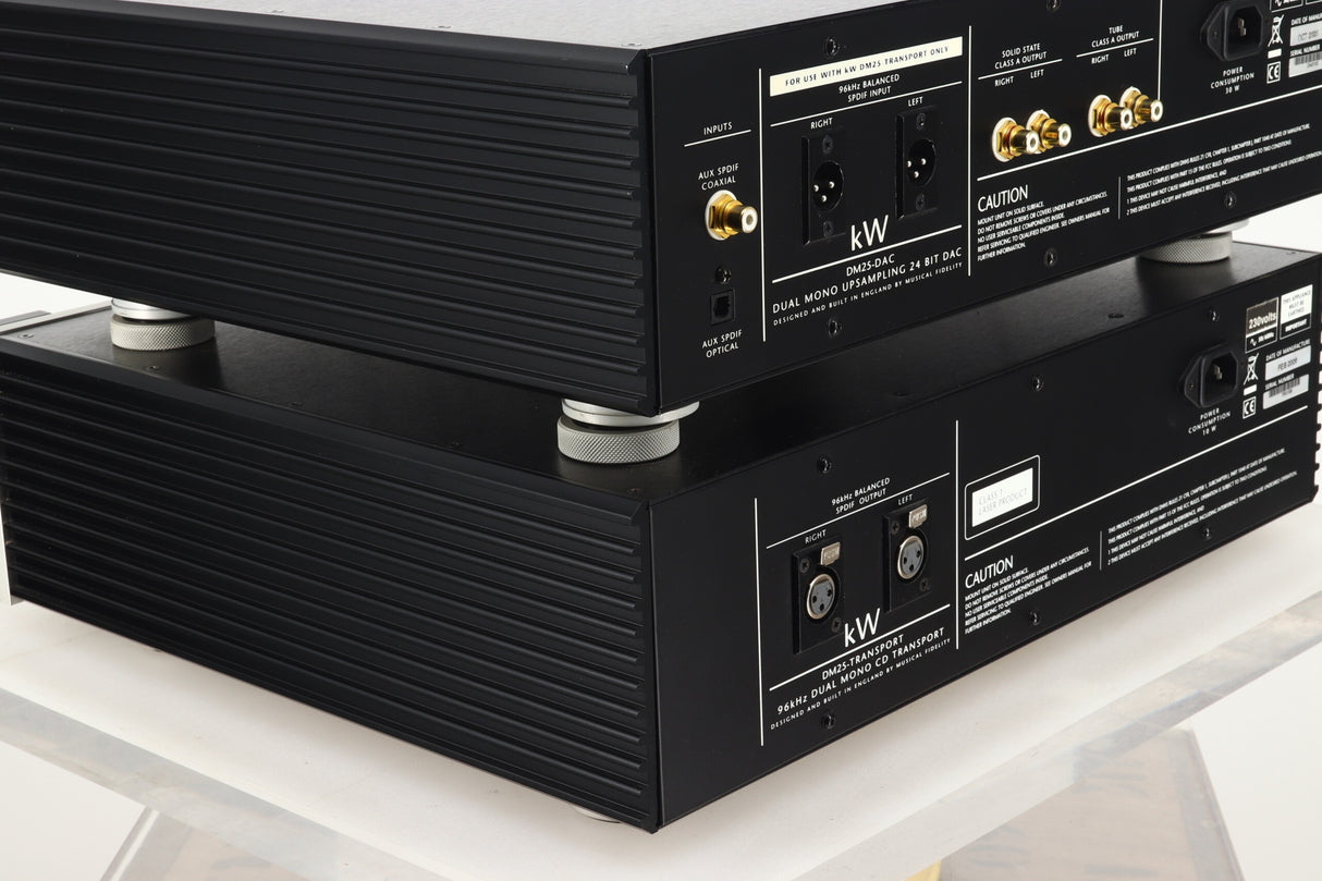 Musical Fidelity kW DM25 Transport / DM25 DAC Digital Analogue Converter
