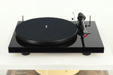 Pro-Ject Debut Carbon DC Turntable - Piano Black / Ortofon 2M Red Cartridge
