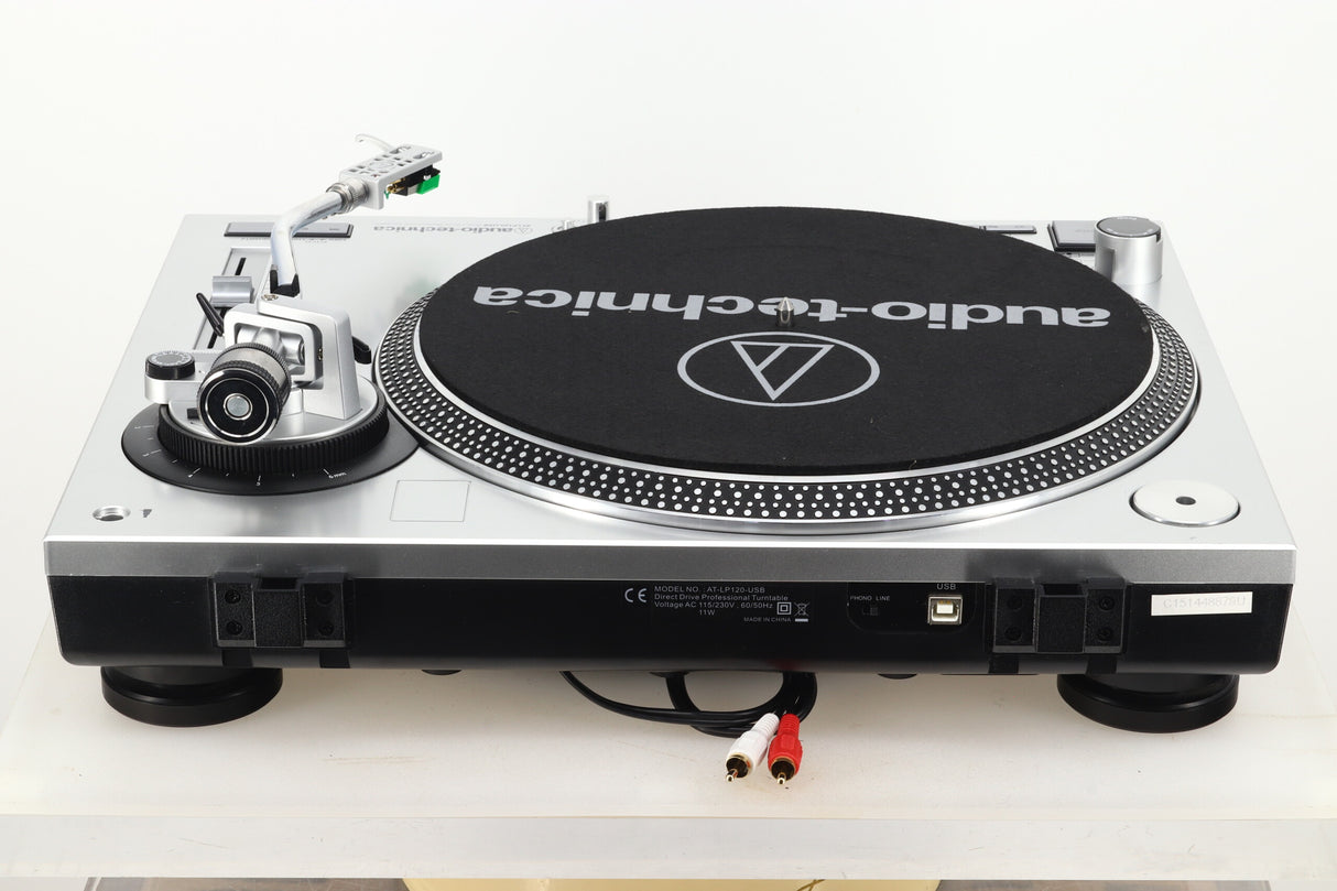 Audio Technica AT-LP120-USB Turntable - Silver
