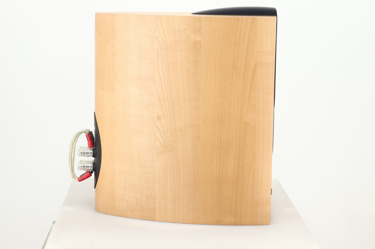 KEF IQ3 Standmount Speakers - Maple