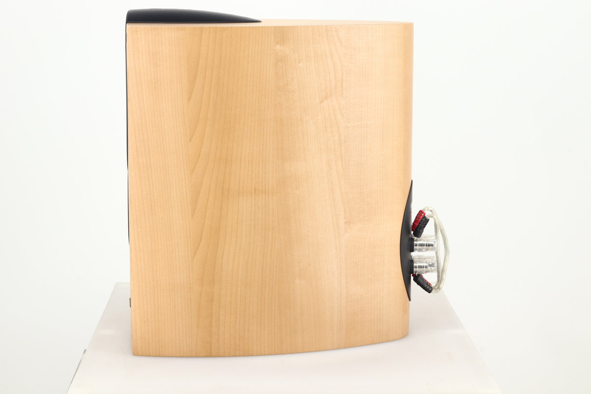 KEF IQ3 Standmount Speakers - Maple