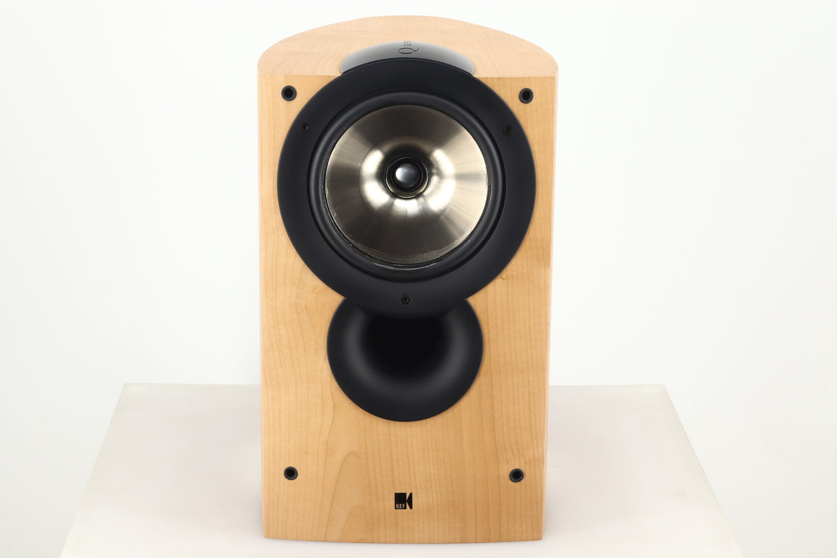 KEF IQ3 Standmount Speakers - Maple