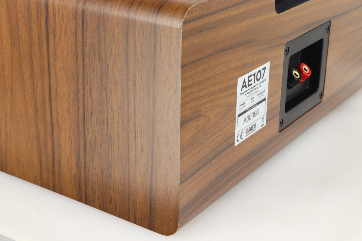Acoustic Energy AE107 Centre Speaker - Walnut