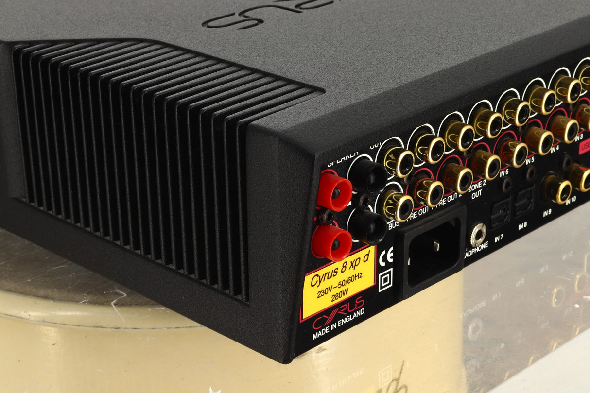 Cyrus 8XPD QX Integrated Amplifier - Brushed Black