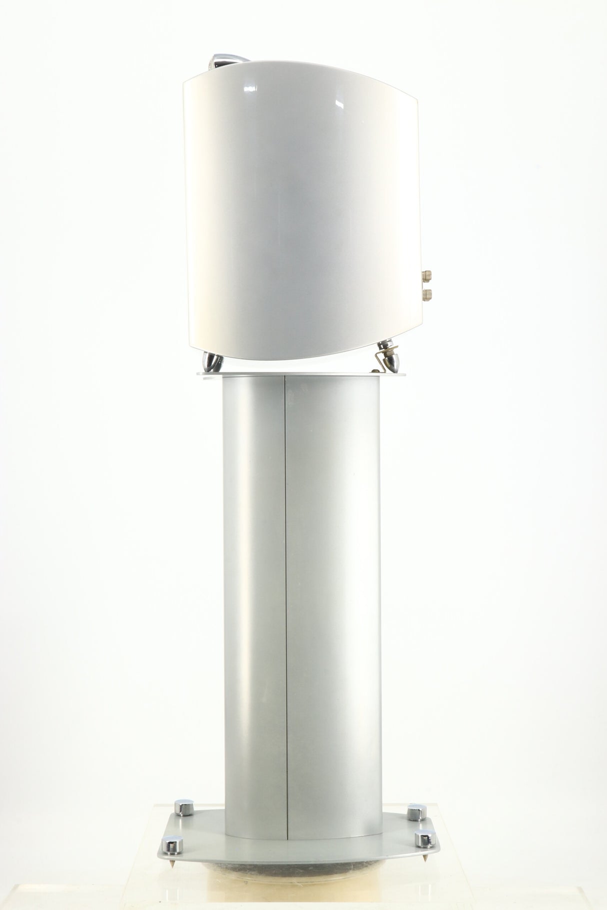 KEF XQ One Loudspeakers - Silver & Stands