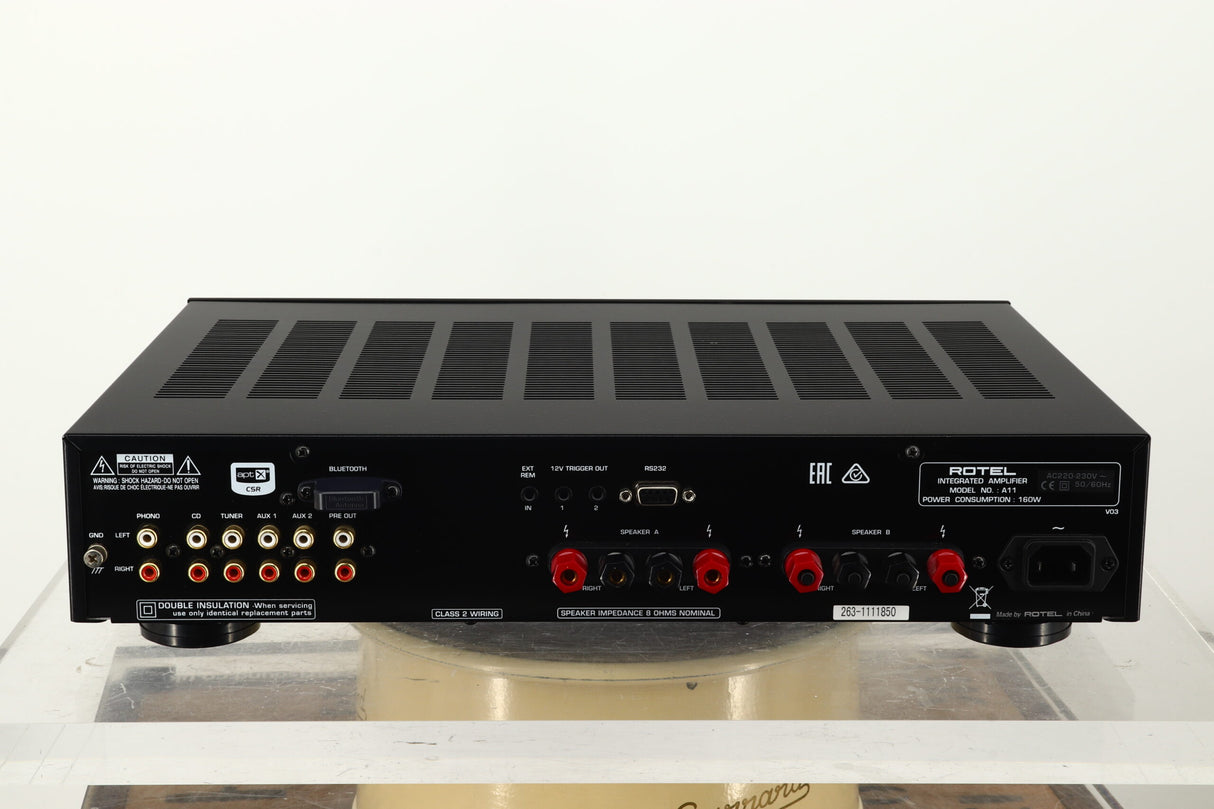 Rotel A11 Tribute Integrated Amplifier - Black