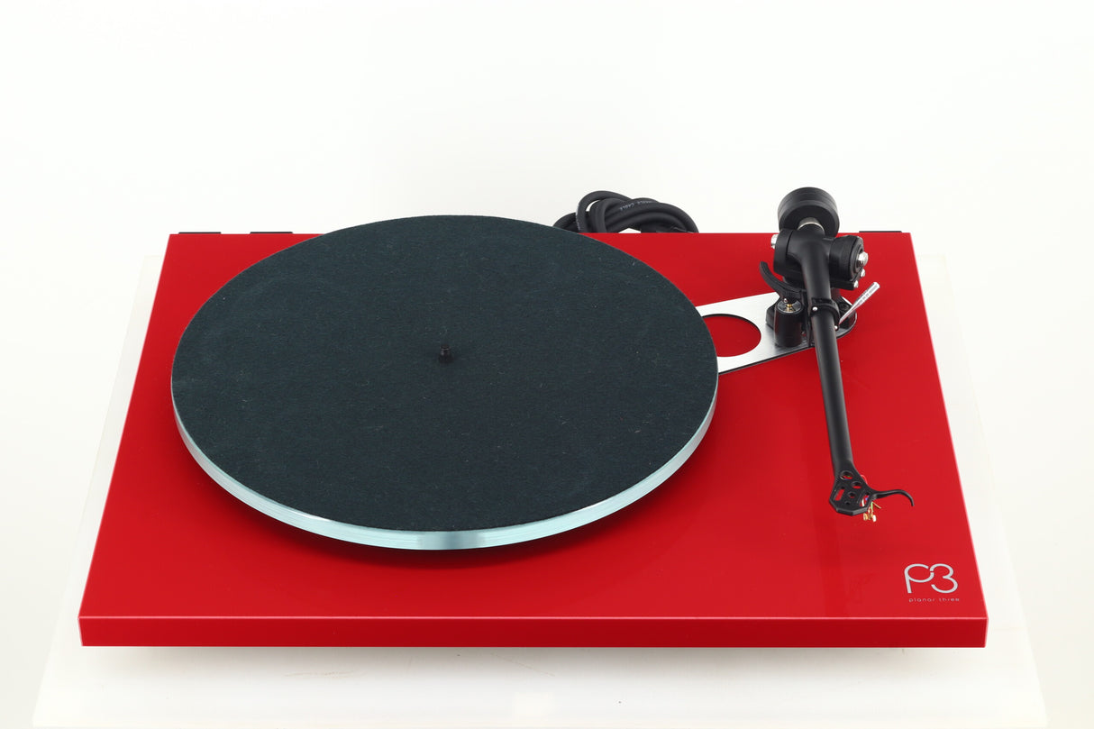 Rega Planar 3 Turntable - Red / NEO Power Supply
