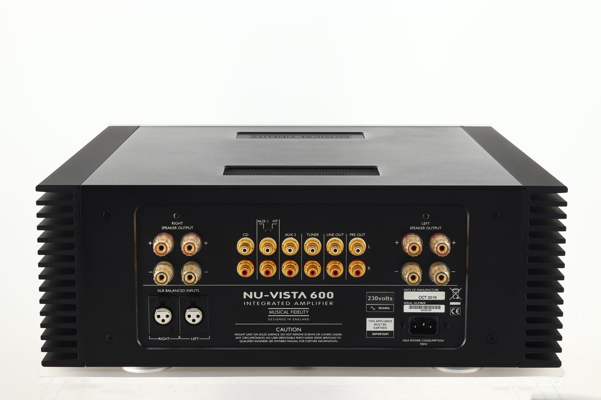 Musical Fidelity Nu-Vista 600 Integrated Amplifier - Silver