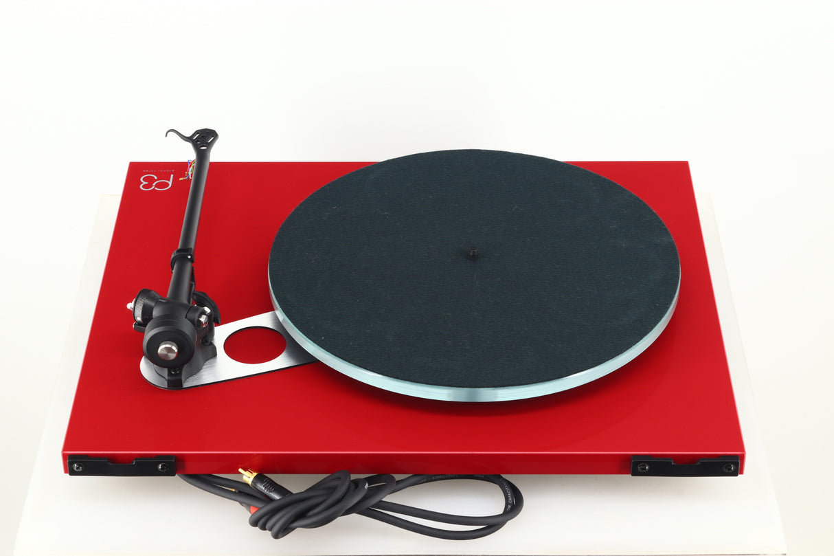 Rega Planar 3 Turntable - Red / NEO Power Supply