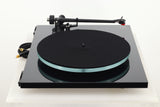 Rega Planar 3 Turntable / AT VM95ML Cartridge - Black Gloss