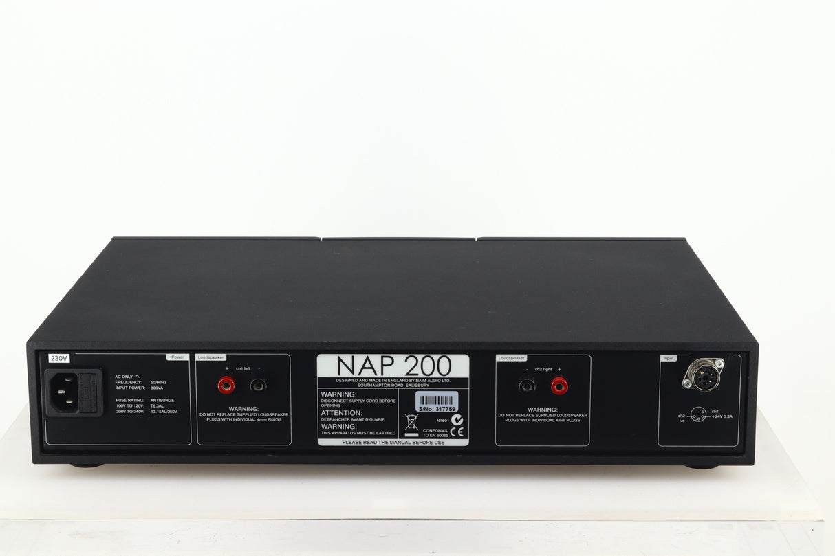 Naim NAP 200 Power Amplifier (2011)