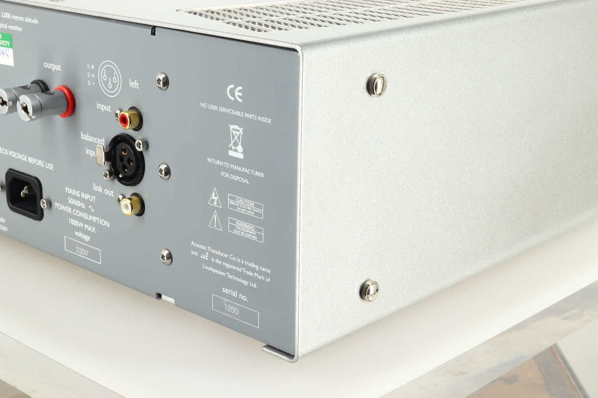 ATC P2 Power Amplifier - Silver