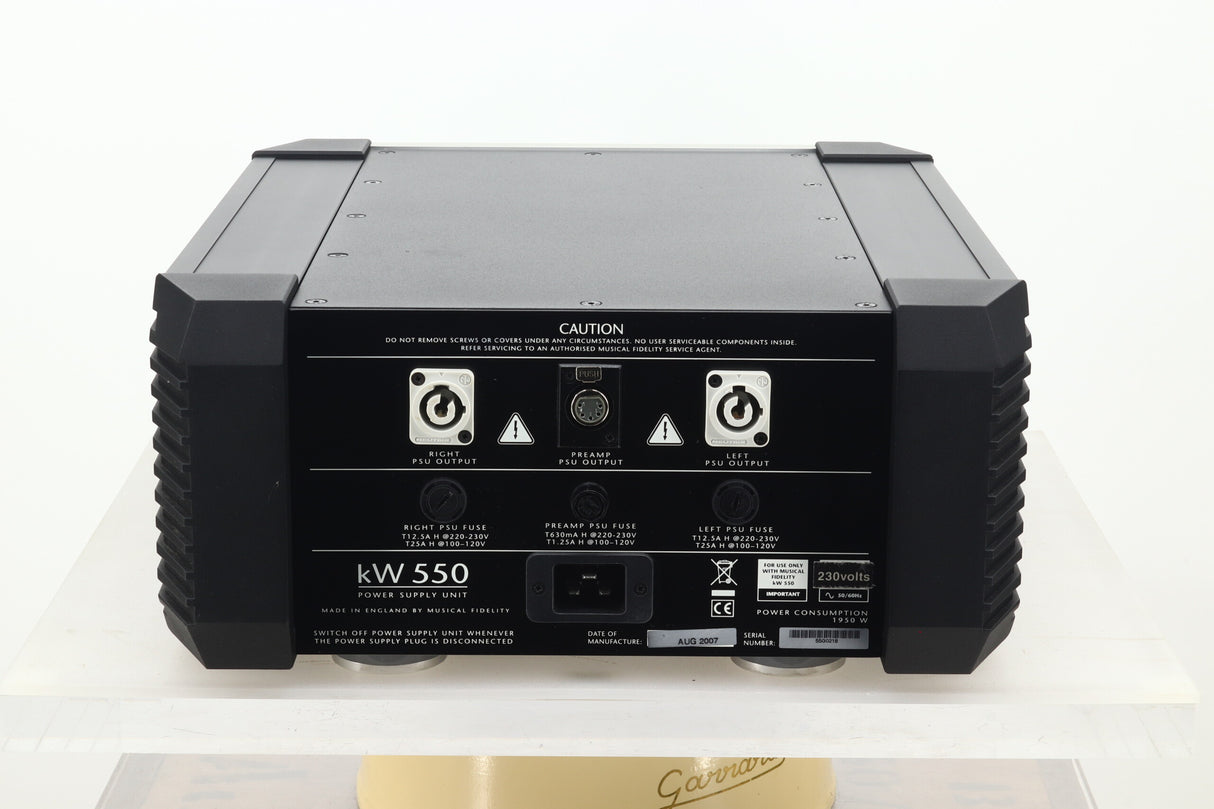 Musical Fidelity KW-550 Integrated Amplifier
