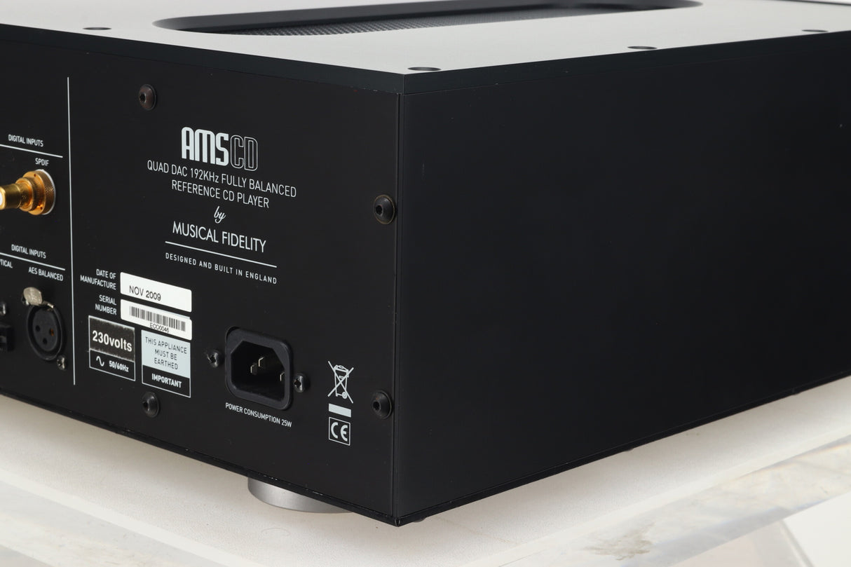 Musical Fidelity AMSCD CD Player / DAC - Black