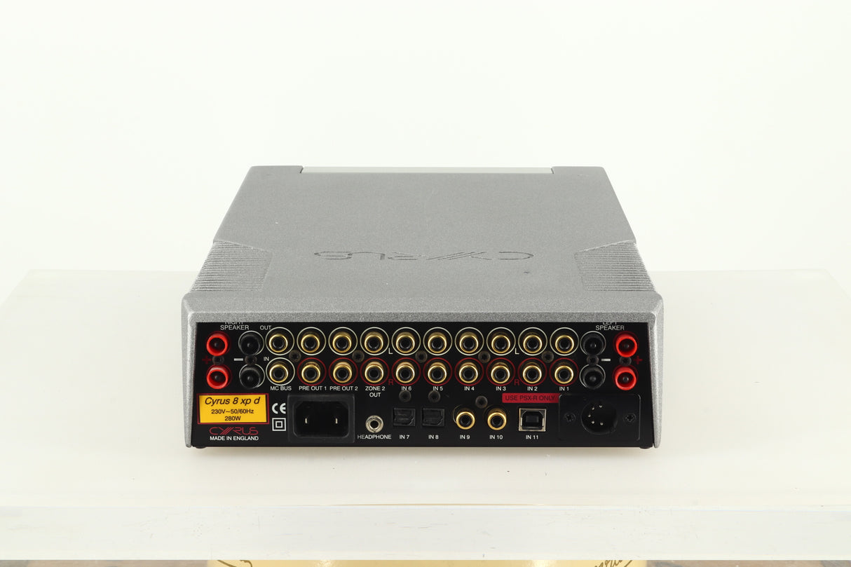 Cyrus 8XPd Integrated Amplifier - Quartz Silver