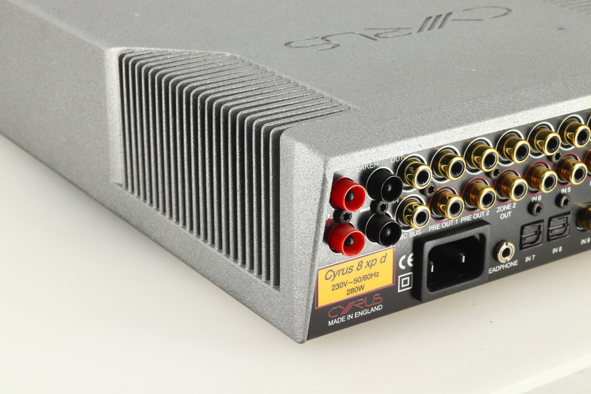Cyrus 8XPd Integrated Amplifier - Quartz Silver