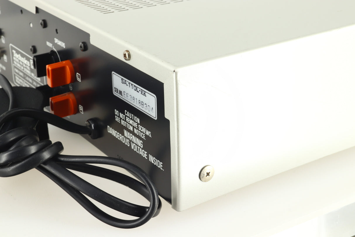Technics SA-110L FM/AM Stereo Receiver - Silver