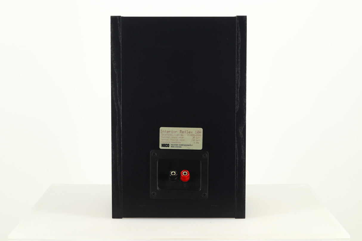 Heco Interior Reflex 10H Standmount Speakers - Black