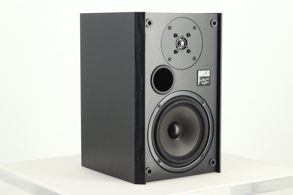Heco Interior Reflex 10H Standmount Speakers - Black