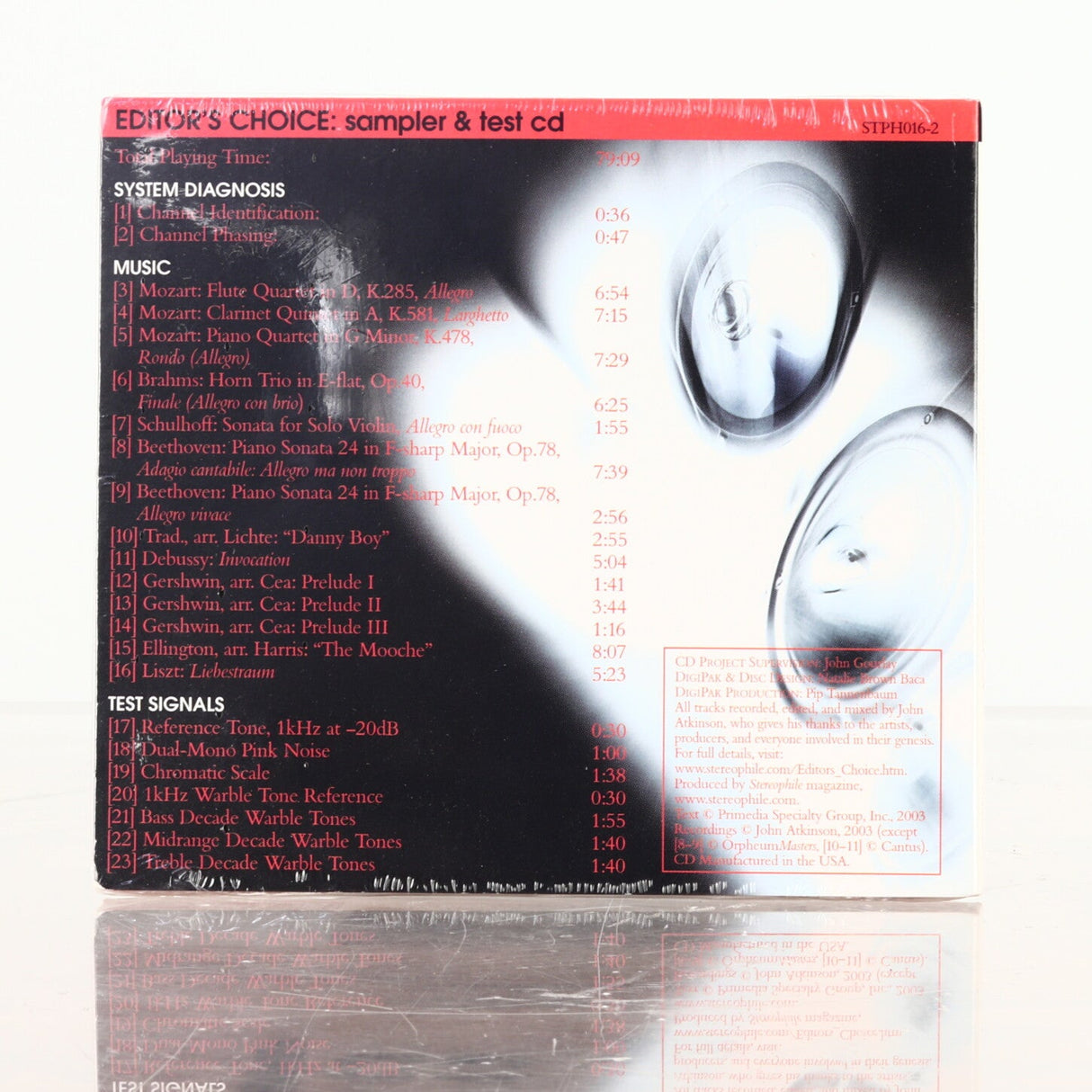 Stereophile Editor's Choice Sampler & Test CD