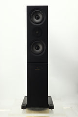 Linn Kaber Floorstanding Speakers / Ku-Stone Bases / Active Boards - Black Ash