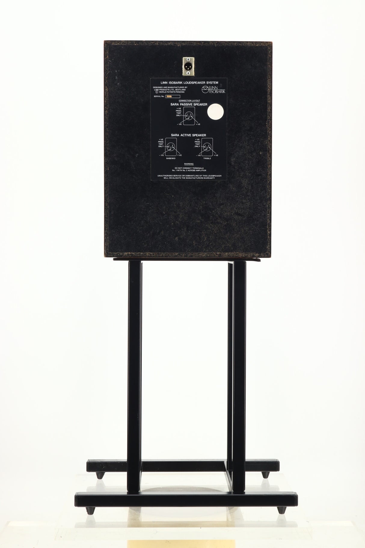 Linn Isobarik Sara Loudspeakers - Cherry & Stands