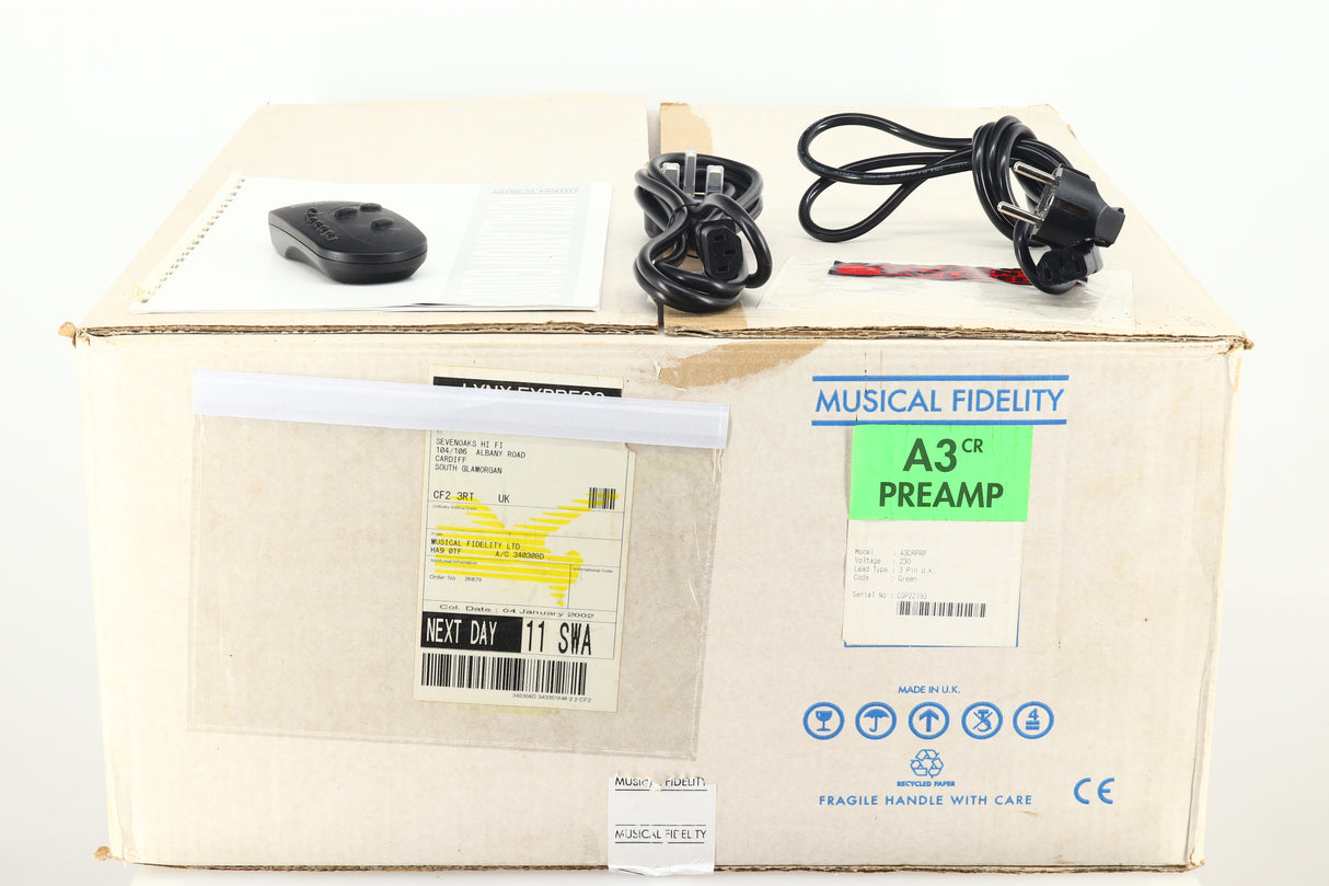 Musical Fidelity A3CR Pre Amplifier