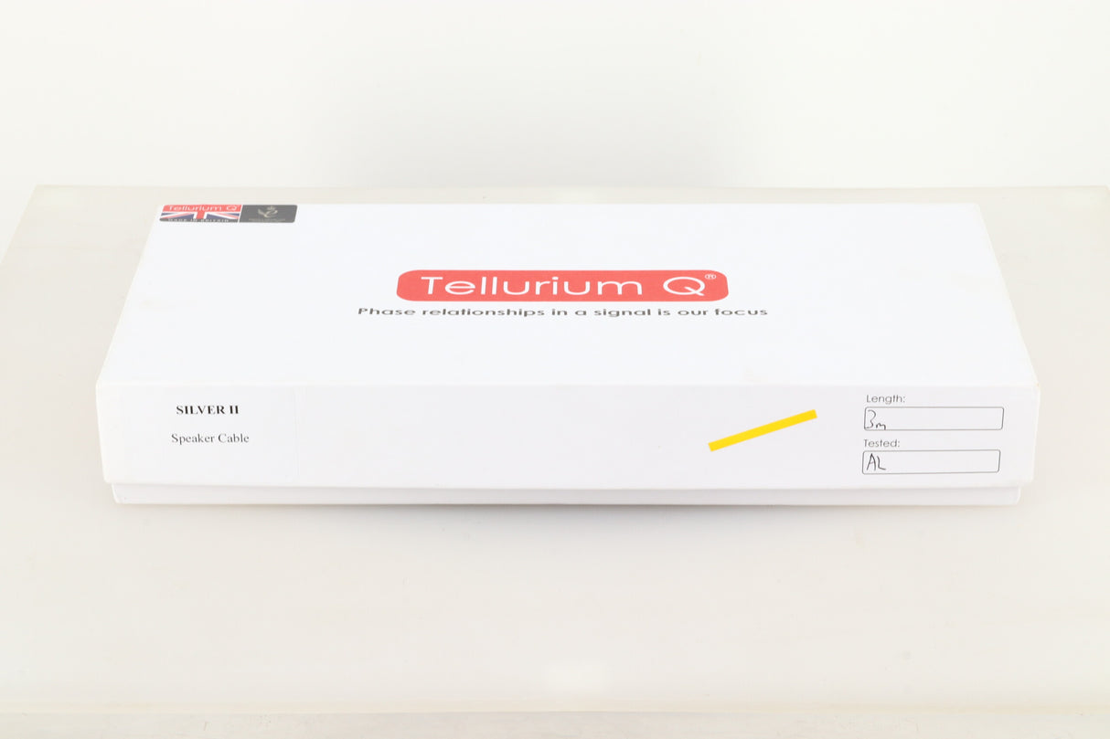 Tellurium Q Silver II Speaker Cable 3.0m