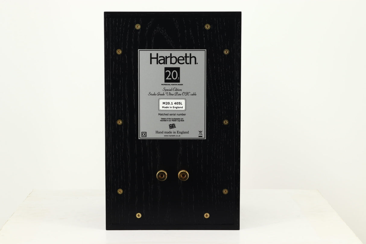 Harbeth Monitor M20.1 SE Standmount Speakers - Black Ash