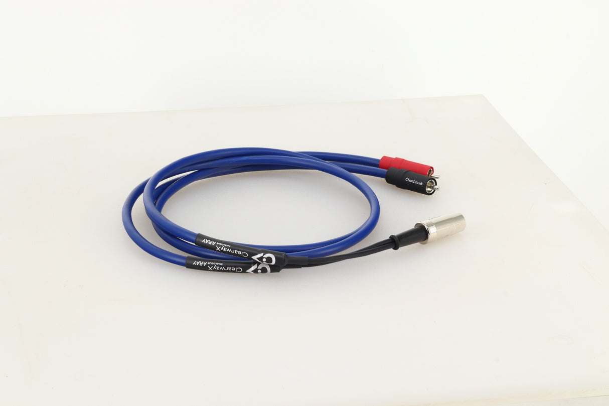 Chord Company ClearwayX Aray Interconnect Cable 5-Pin DIN - 2 RCA 1.0M