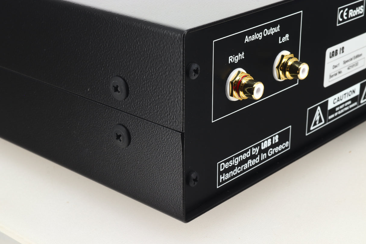 LAB 12 DAC1 SE Tube Stage Digital Analogue Converter - Black